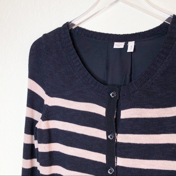 Moth | Black & Cream Button Down Cardigan Size S - Picture 3 of 7